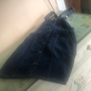 Like new gap kids gap size XXL plus coverall skirt 16 inch waist